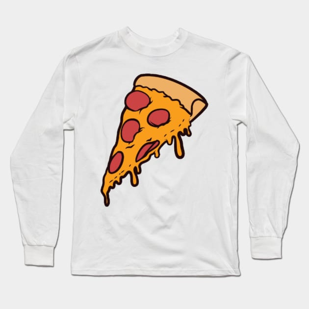 pizza Long Sleeve T-Shirt by ghjura